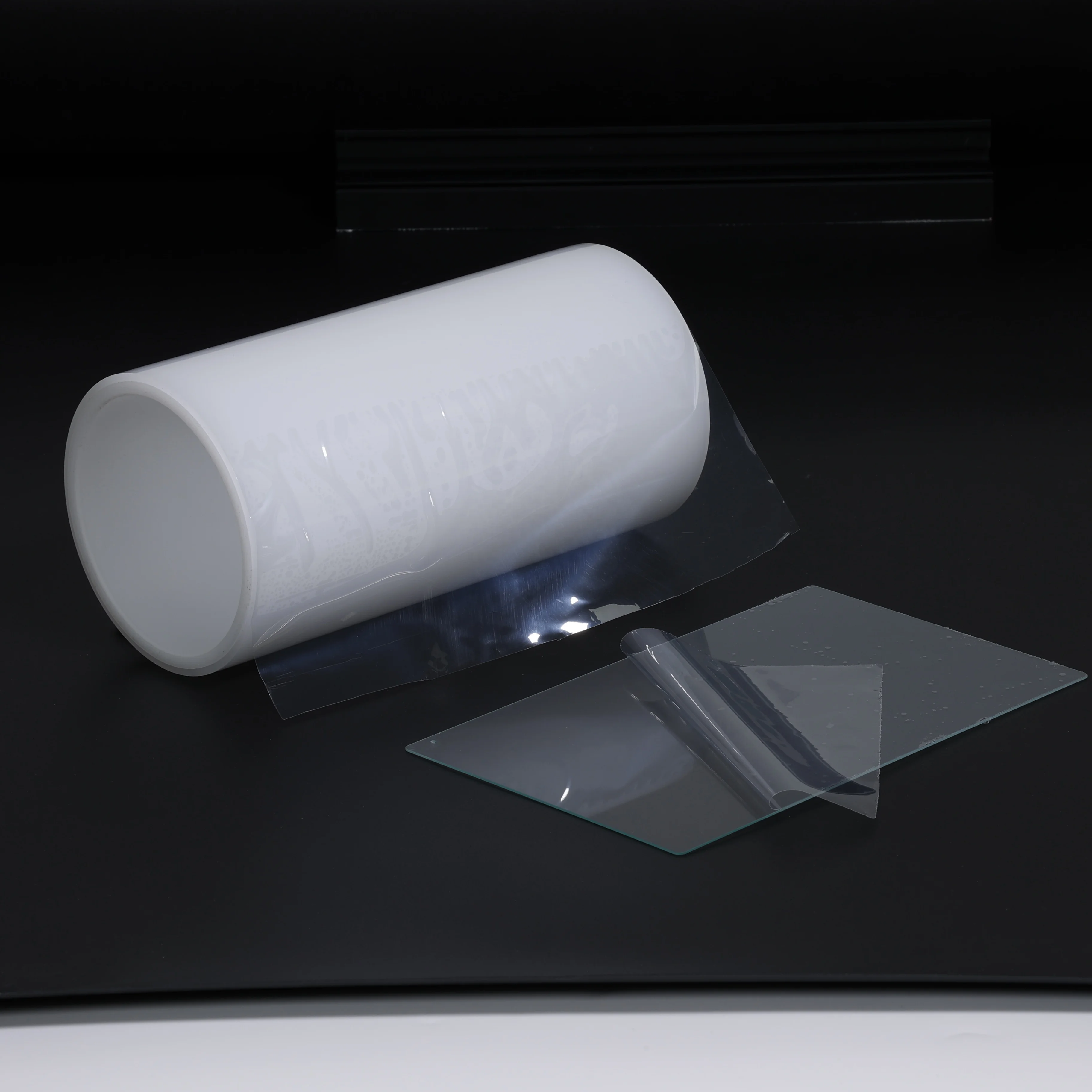 Factory direct sale glass lenses plastic surfaces high gloss transparent self-adhesive film