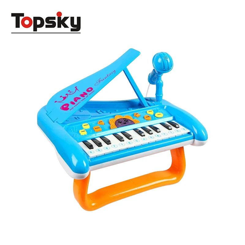 Multi function educational musical toy electric piano keyboard toy microphone with GCC