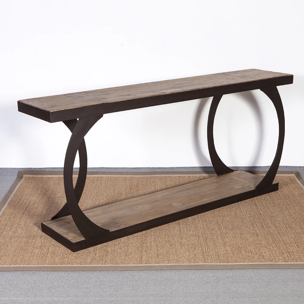 
solid wood console table mango wood table real wood dining table 