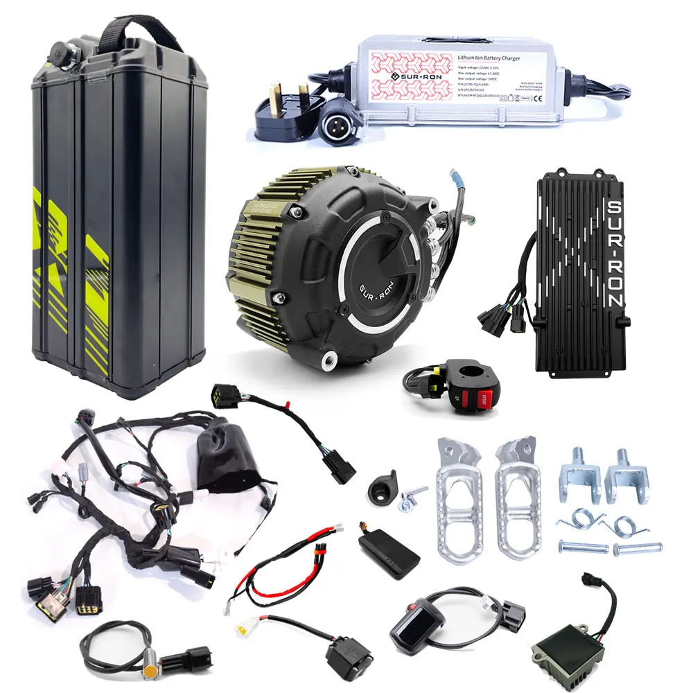 Запчасти для surron 72 в батарея Sur-ron контроллер двигателя Sur ron Light Bee X Dirtbike