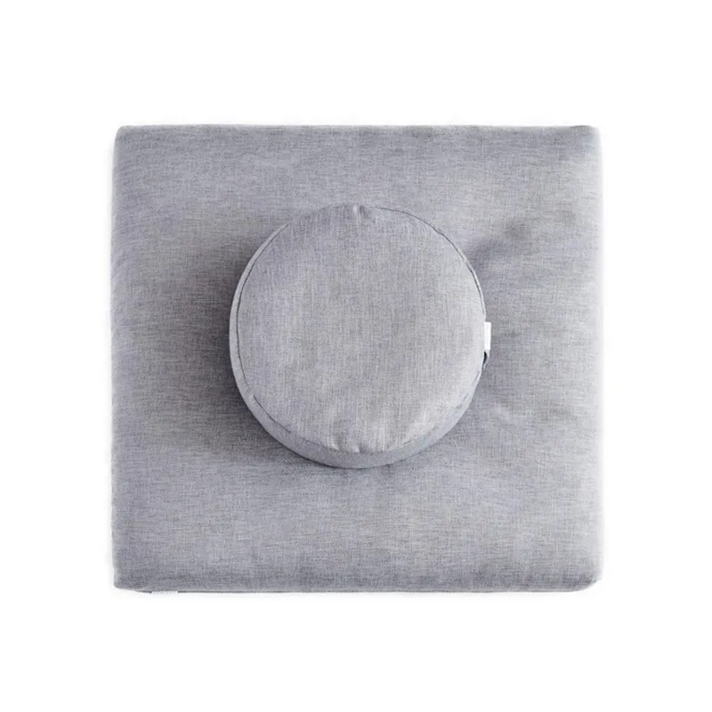 100% Cotton Machine Washable Zafu Yoga Buckwheat Meditation Floor Cushion Wholesale