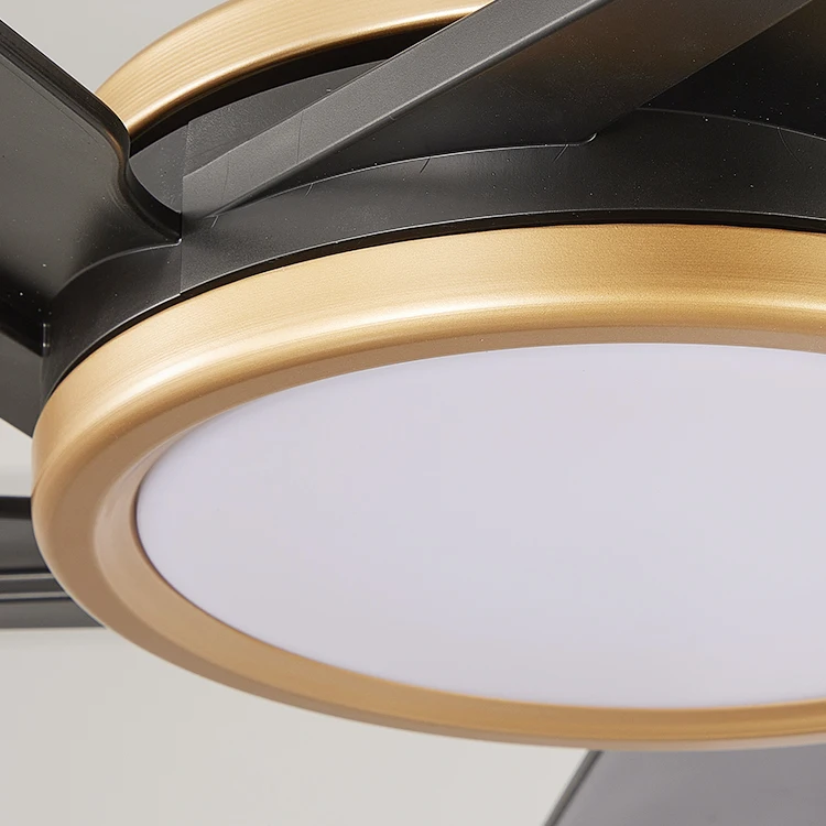 New Product 5 Blades Home Office School Remote Control LED Ceiling Fan Light