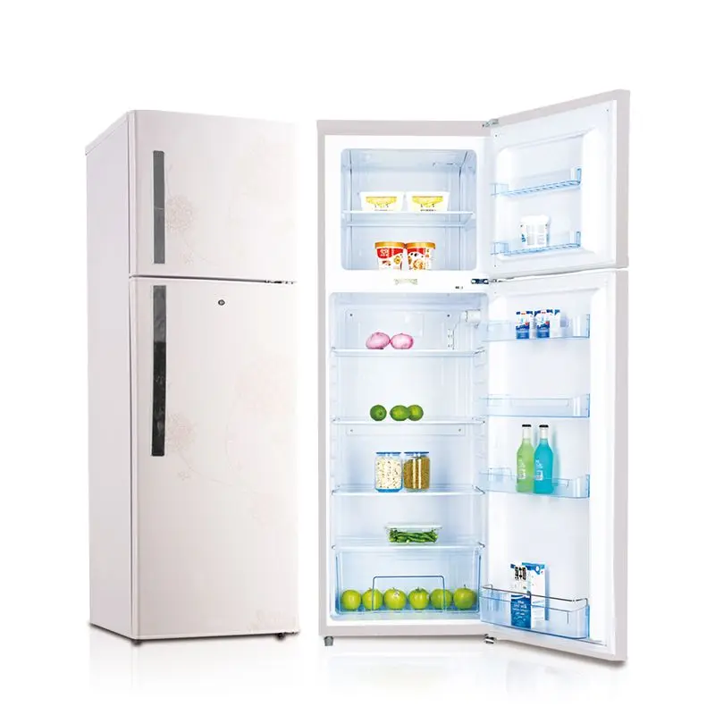 R600a Double door multifunctional stainless steel fridge made in China
