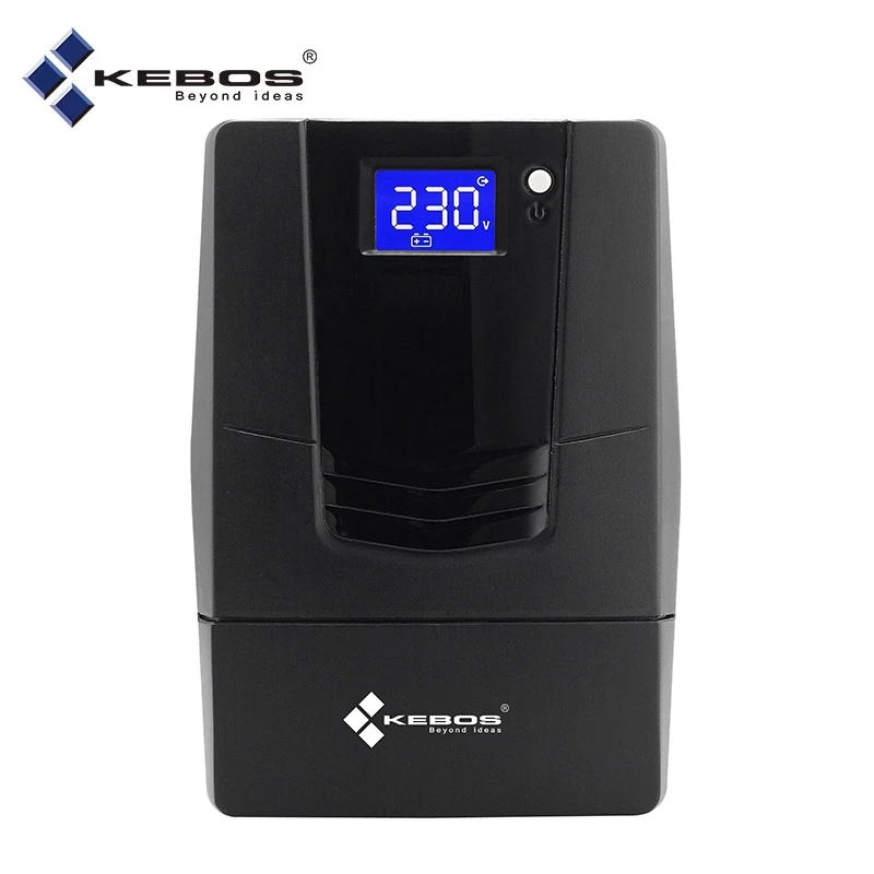 KEBOS PG1500 Компактный однофазный 1500va 900 Вт имитация синусоидального центра обработки данных резервная линия защиты от перенапряжений интерактивные ИБП