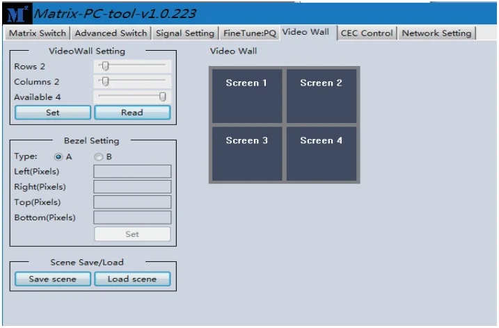 2.0 4kX2k hdmi matrix switch 4X4 4:4:4, HDCP2.2
