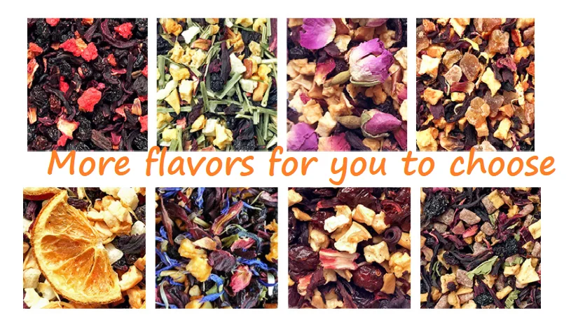 Premum loose dried fruits Blueberry Strawberry  flavor tea  Black Currant berry tea factory wholesale price