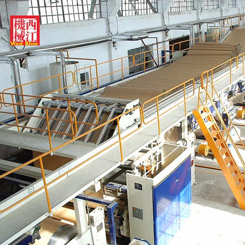 Full Auto Corrugator Line 1200-2800mm With Cardboard Slitter Machine