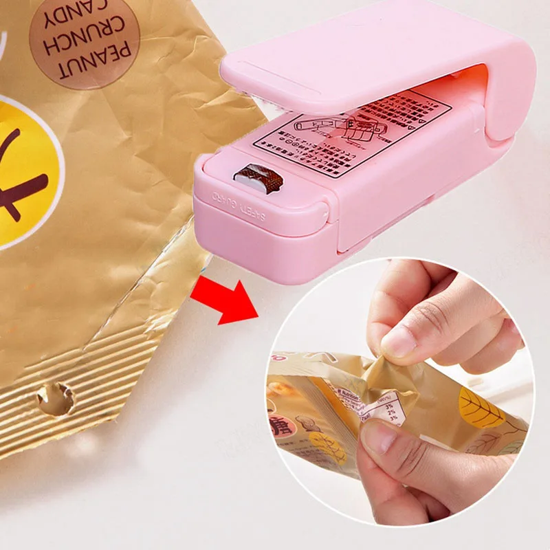 Plastic Food Packaging Sealing Machine Kitchen Accessories Storage Organization Items Home Things the Mini Sealer Bags Gadget