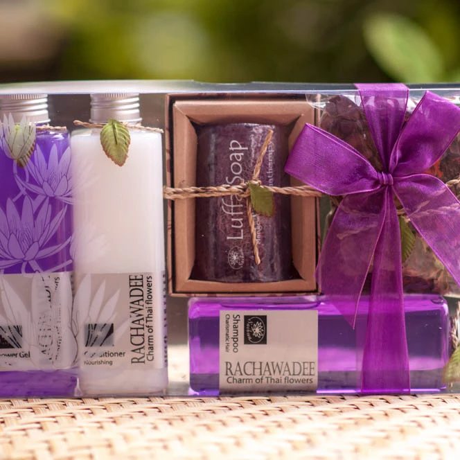 
Wholesale OEM Shower Gel Gift Set , Herbal Handmade Gift set Bath Gift Set Thailand 