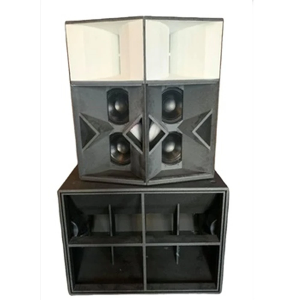 loudspeaker manufacturer birch plywood and polyurea paint with dual 18-inch woofer Very powerful long-distance matrix speaker