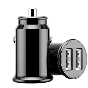 
Mini Dual Usb 5V 3.1A Fast Charge Mini Usb Car Charger 
