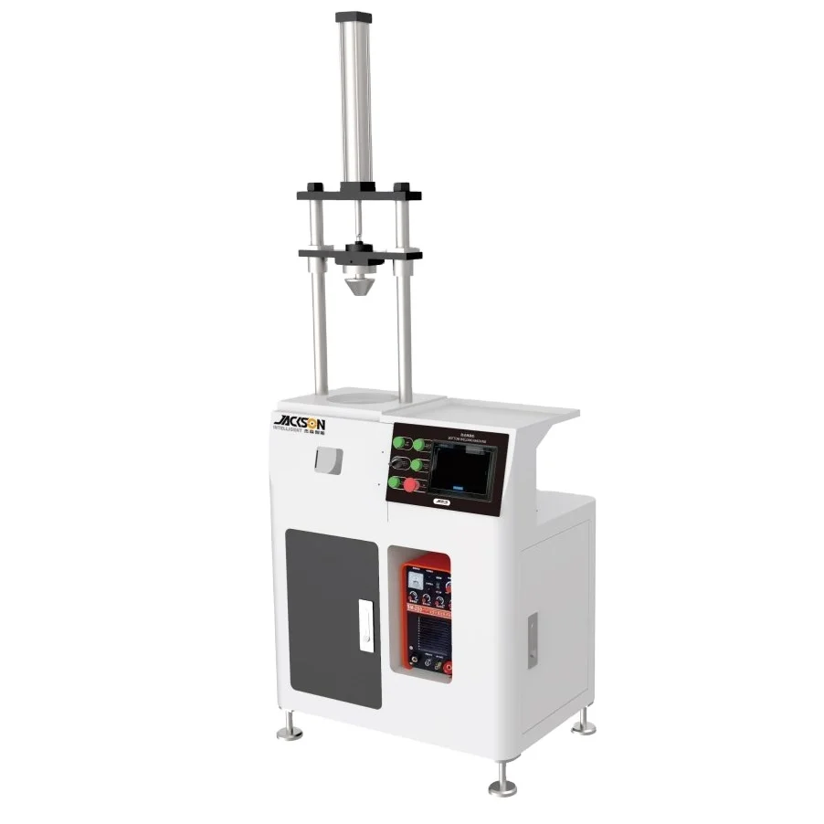 JS Automatic Stainless Steel Flask Bottle Argon Auto Bottom Welding Machine flask making machine thermos vacuum cup