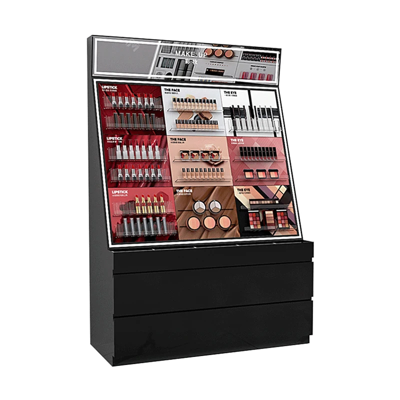 Cosmetics Beauty Shop Skincare Store Wall Shelf Beauty Salon Makeup Display Cabinet Shelves