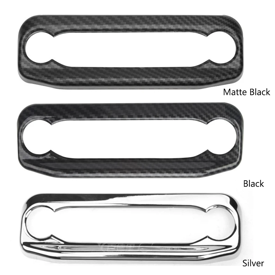 High Quality Black Silver ABS Center Console Decorative Protective Frame Cover Sticker For Bronco Sport 2021