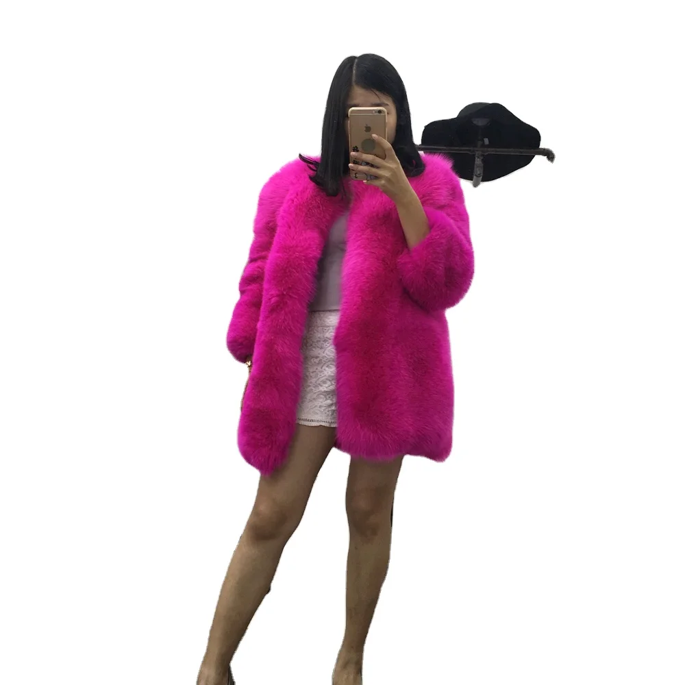 Factory Different Types Fashion Women Fur Coat With Many Colors