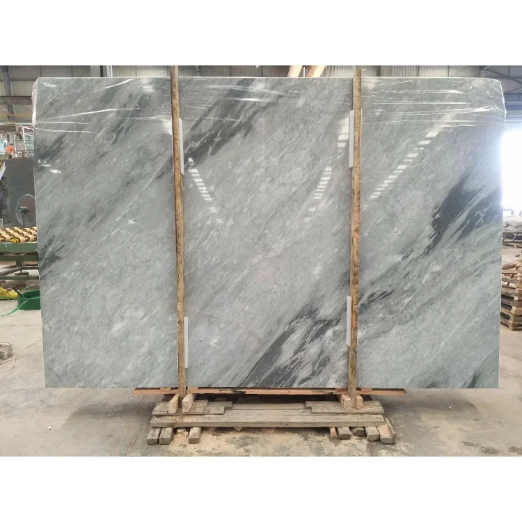 Natural Italian Vietnamese Glossy Wall Boards Stone Manufacture White Bianca Big Slab Marble For Floor