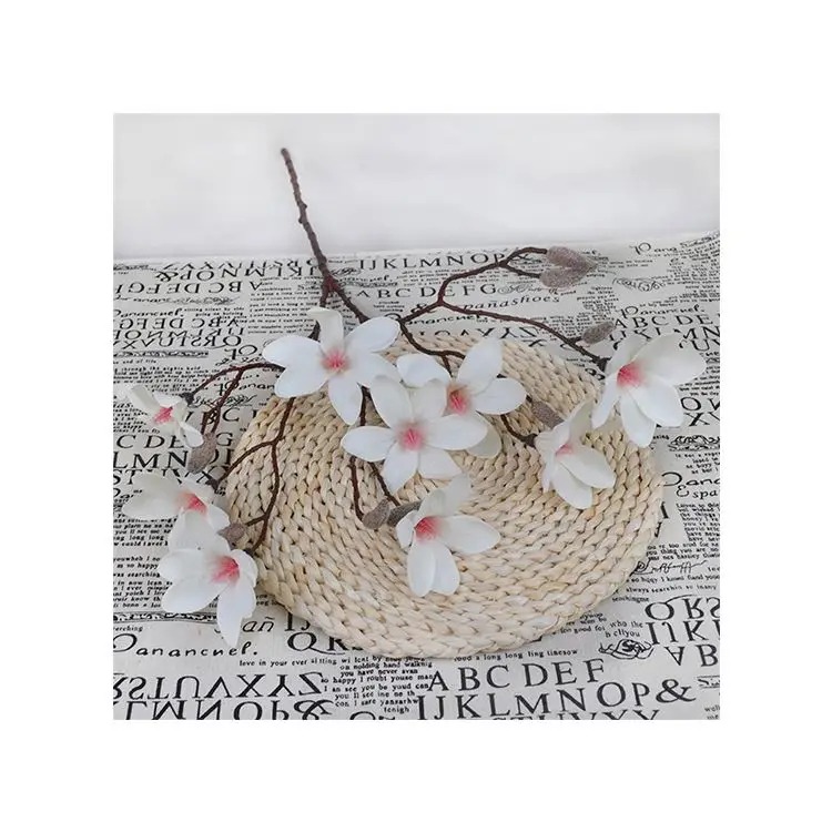 Китайский производитель шелковой ткани искусственные цветы магнолии