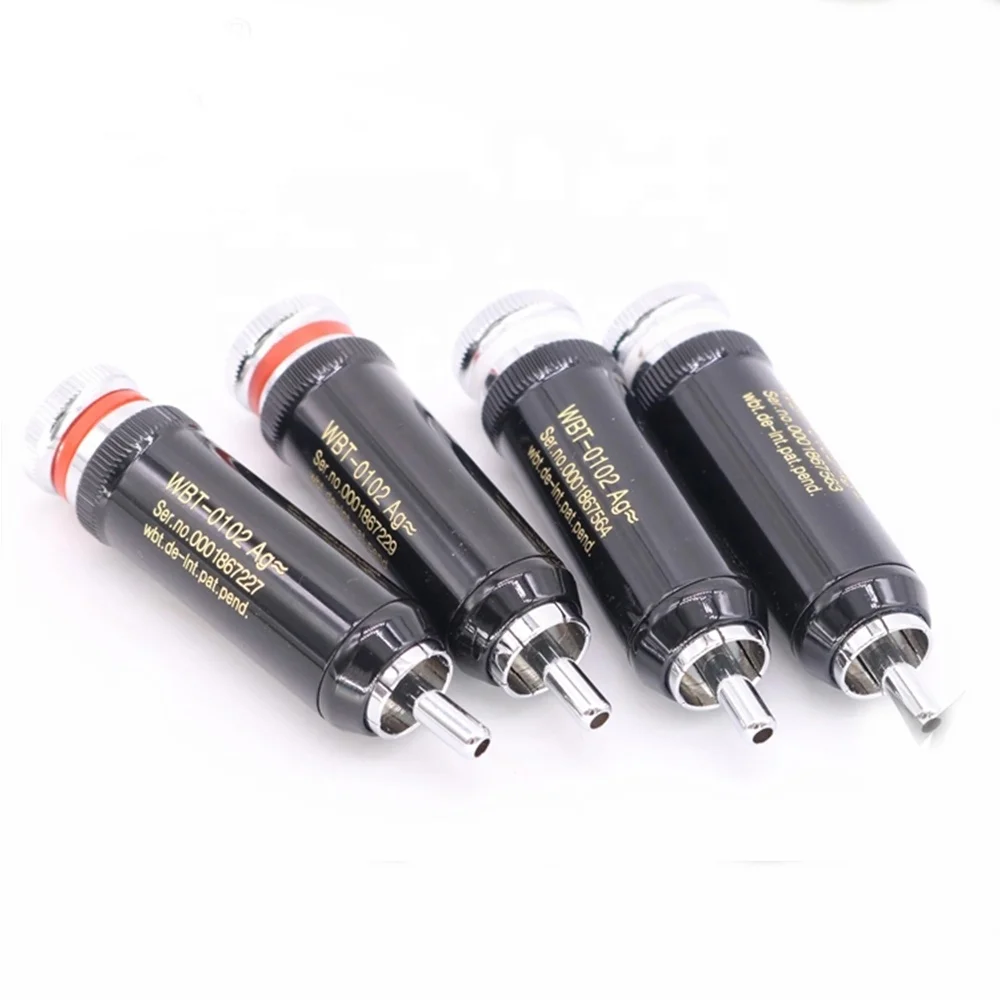 Переходник RCA YIVO XSSH для аудиокабеля Hi-Fi с родиевым покрытием, Hi-Fi тюнер для телевизора, AV аудио разъем RCA, разъем для сигнального провода