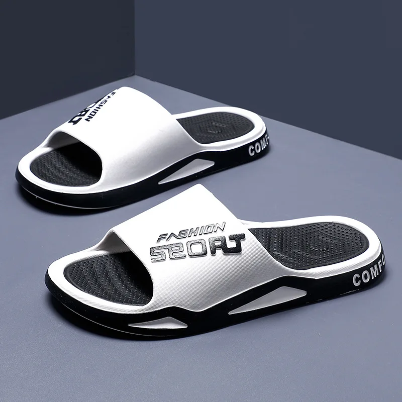Wholesale flat slippers men indoor new fashion pillow cloud casual sport slippers for all seasons mfs-816