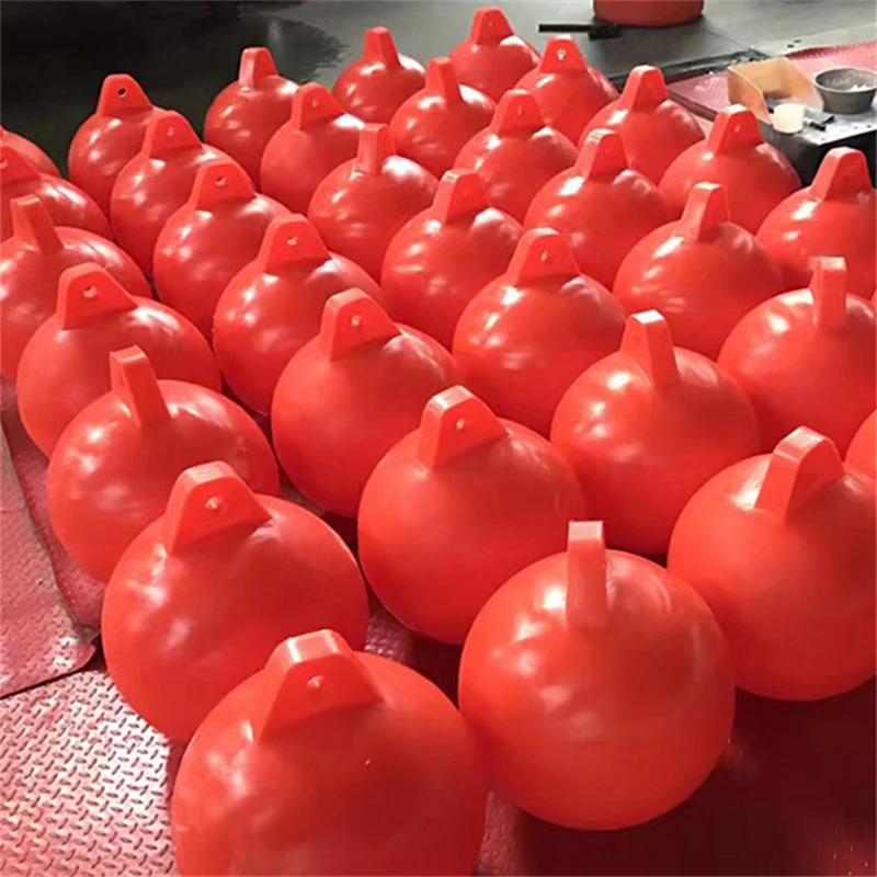 Factory wholesale polyethylene marking surface fairway buoy Customizable Hdpe beach interception floating ball