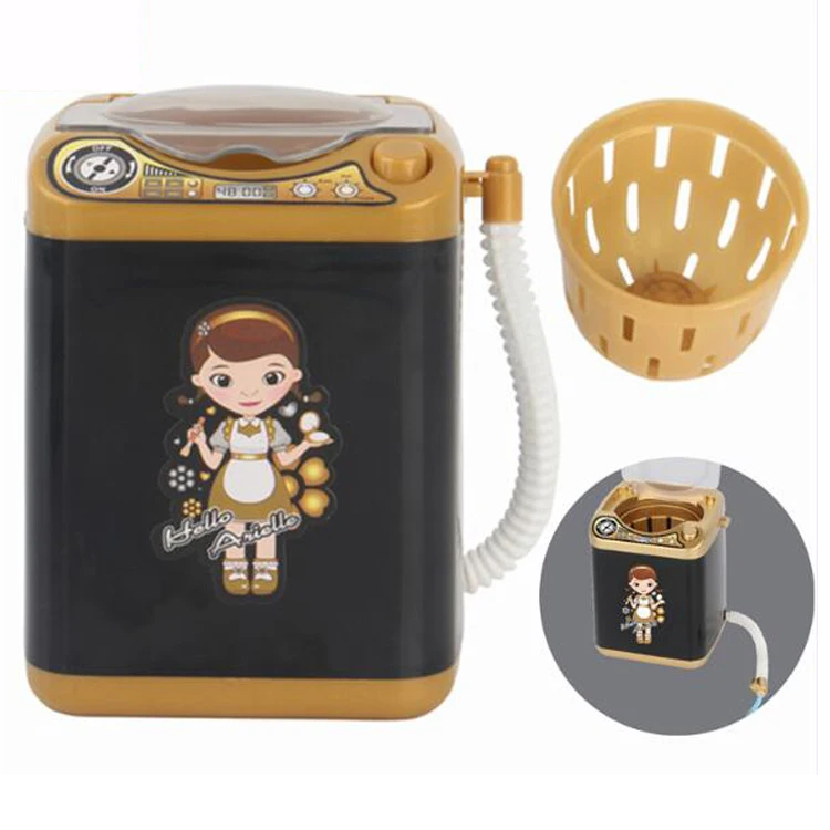 
Portable Electric Cosmetic Brush Powder Puff Cleaning Blender Tool Beauty Washing Machine Kid Small Girl Plastic Toys 