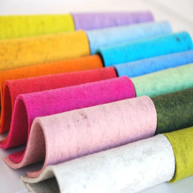 High Quality 100% Polyester Synthetic Felt Sheet Custom Fabric Color Water-Soluble Anti-Static Needle Filter Fabric