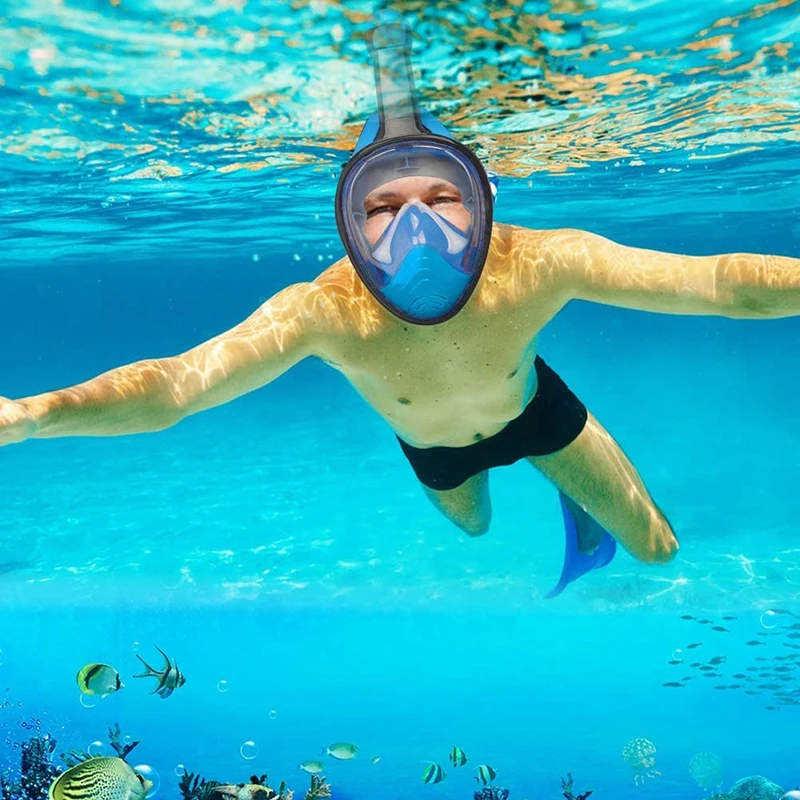 Cheap Price Scuba Diving Equipment Underwater Camera Kids Full Face Diving Mask Snorkel Swimming mask For Camera Accessories