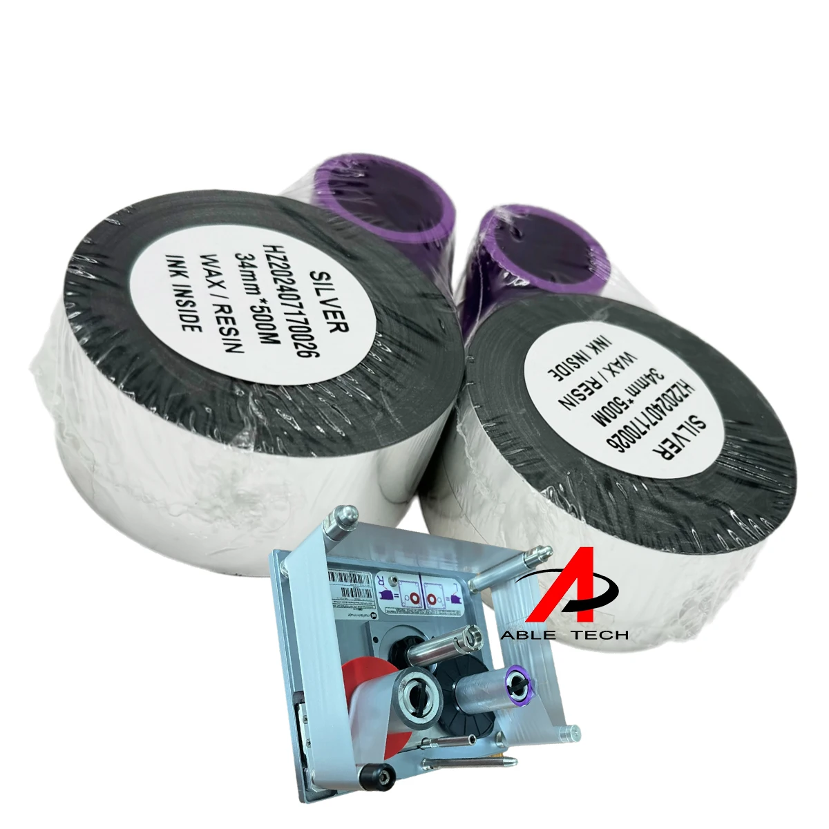 thermal transfer overprinter near edge tto ribbon white black 55*700 1100 linx printer ribbon