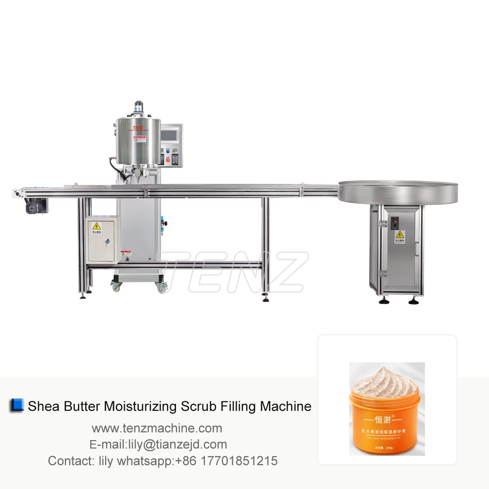 auto double nozzles piston Makeup remover  deep clean cream filling machine