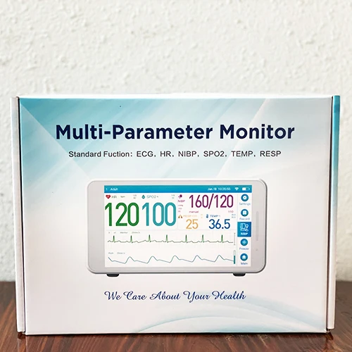 smart ecg pulse temperature multiparameter monitor