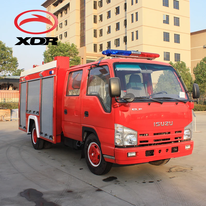  XDR Япония 3000l резервуар для воды маленький пожарная машина 4000 л малышей с изображением пожарной