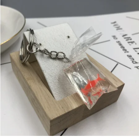 Fashion Koi Fish goldfish Water Bag Dangle Earrings Cute Handmade Womens