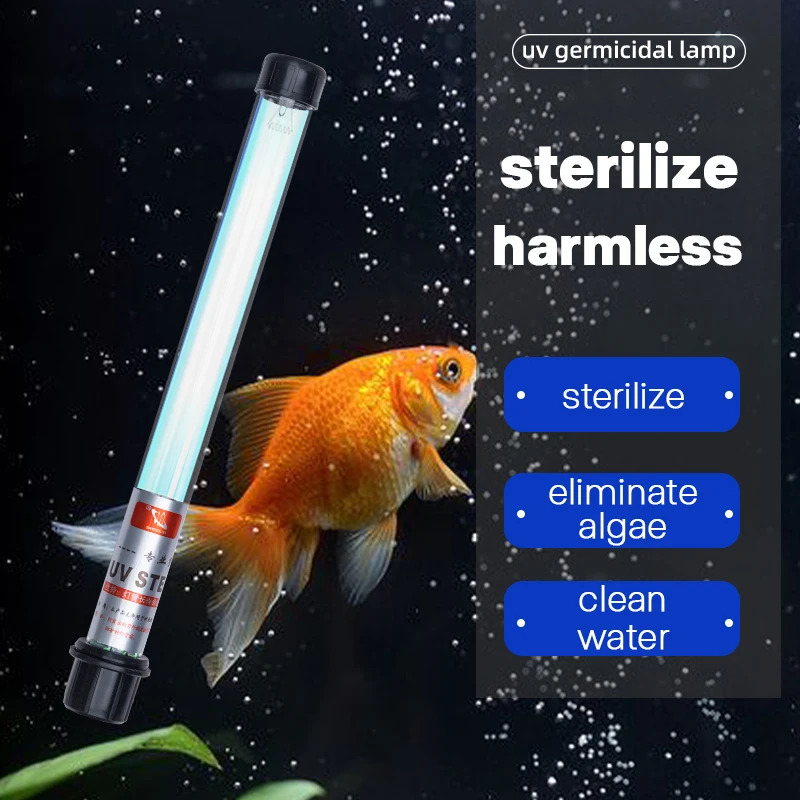 Qlozone koi pond drum filter spare part water sterilize uv light aquarium fish tank water treatment uv lamp