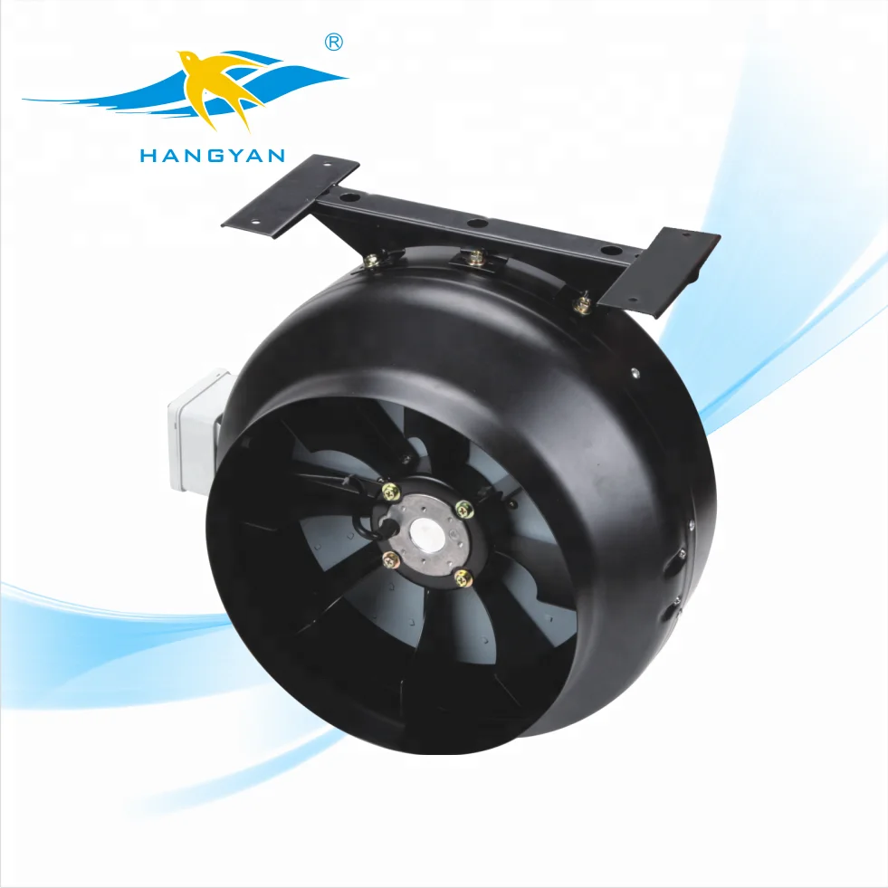 Quiet In-line Duct Fan for HVAC System 4 inch Low Vibration Energy Saving