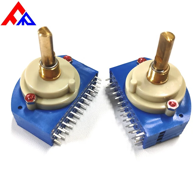 Professional manufacturer customized 44mm 2-pole 4 5 6 7 8 9 10 11 12-position rotary switch