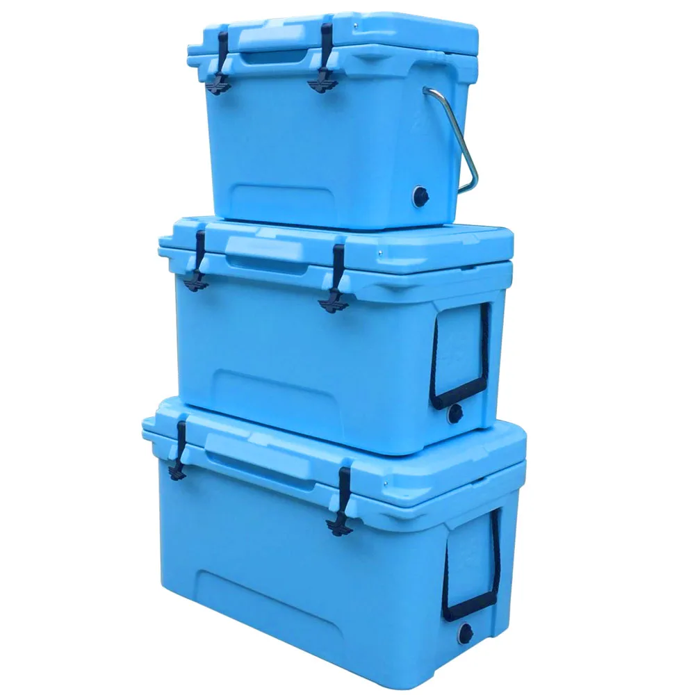 Heavy duty Large Custom 20 45 65 Litre Plastic insulated hard cooler box for marine and fishing