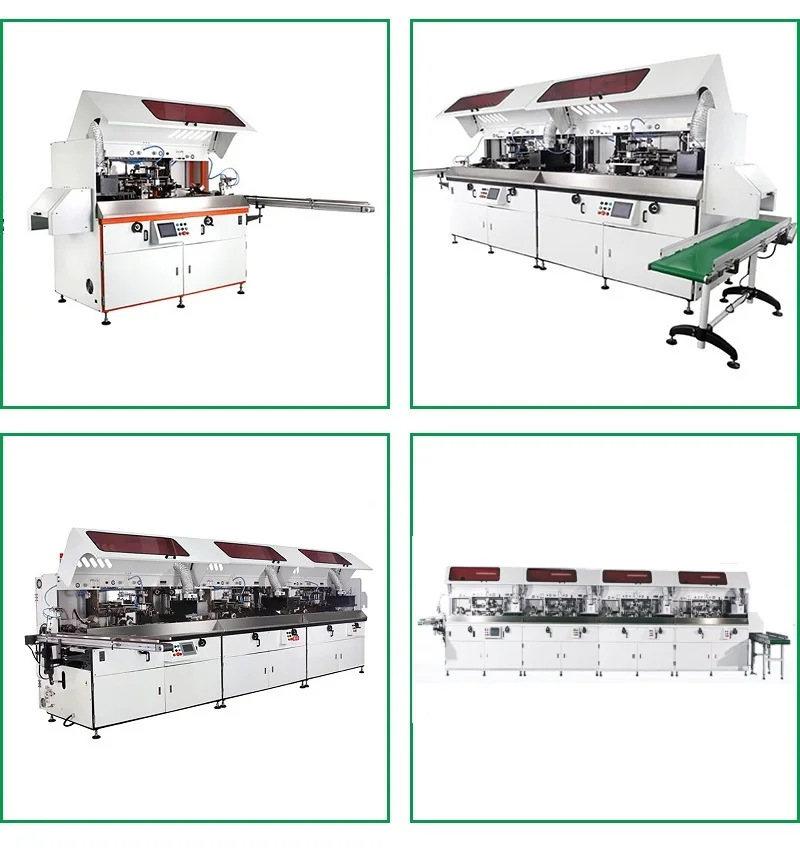 Fully Automatic Bottle Silk Screen Printing Machine Plastic Cup Round Bottle Screen Printing Machine Bottle Silk Screen Printer
