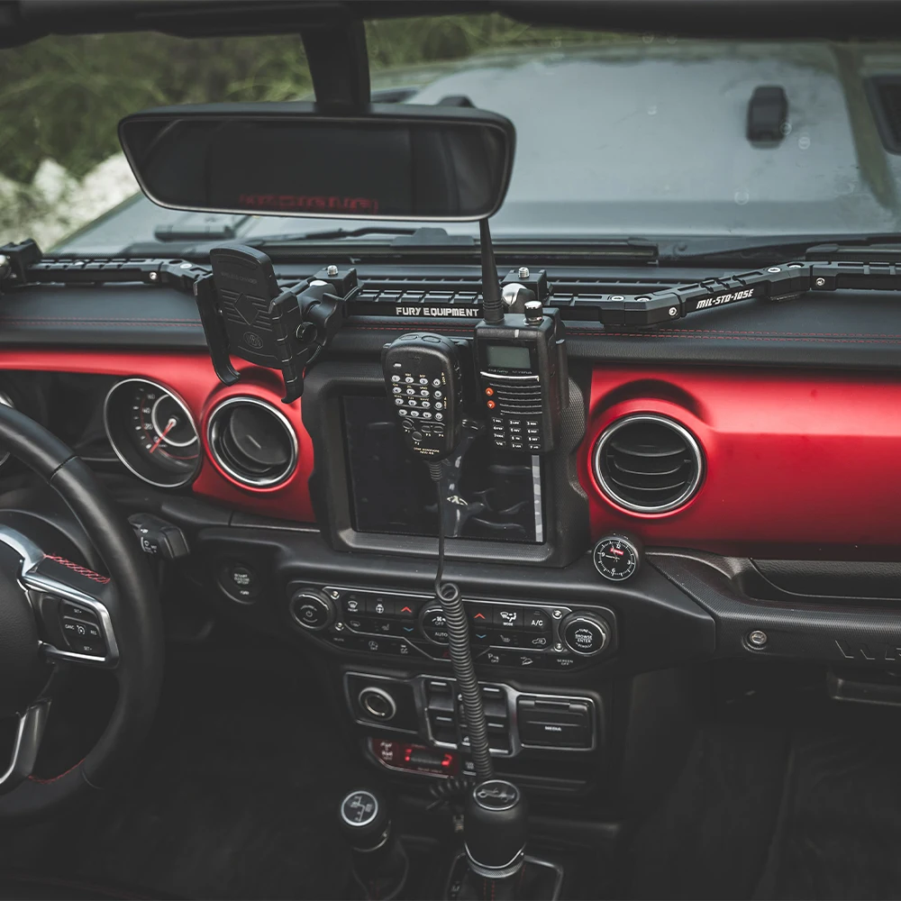 Fury 2018 2019 2020 2021 2022 Aluminum collection Version central control guide rail For jeep wrangler JL