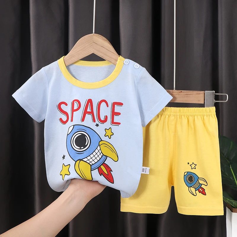High quality kids clothing wholesale girls clothes babi boy clothing set summer fashion 2022