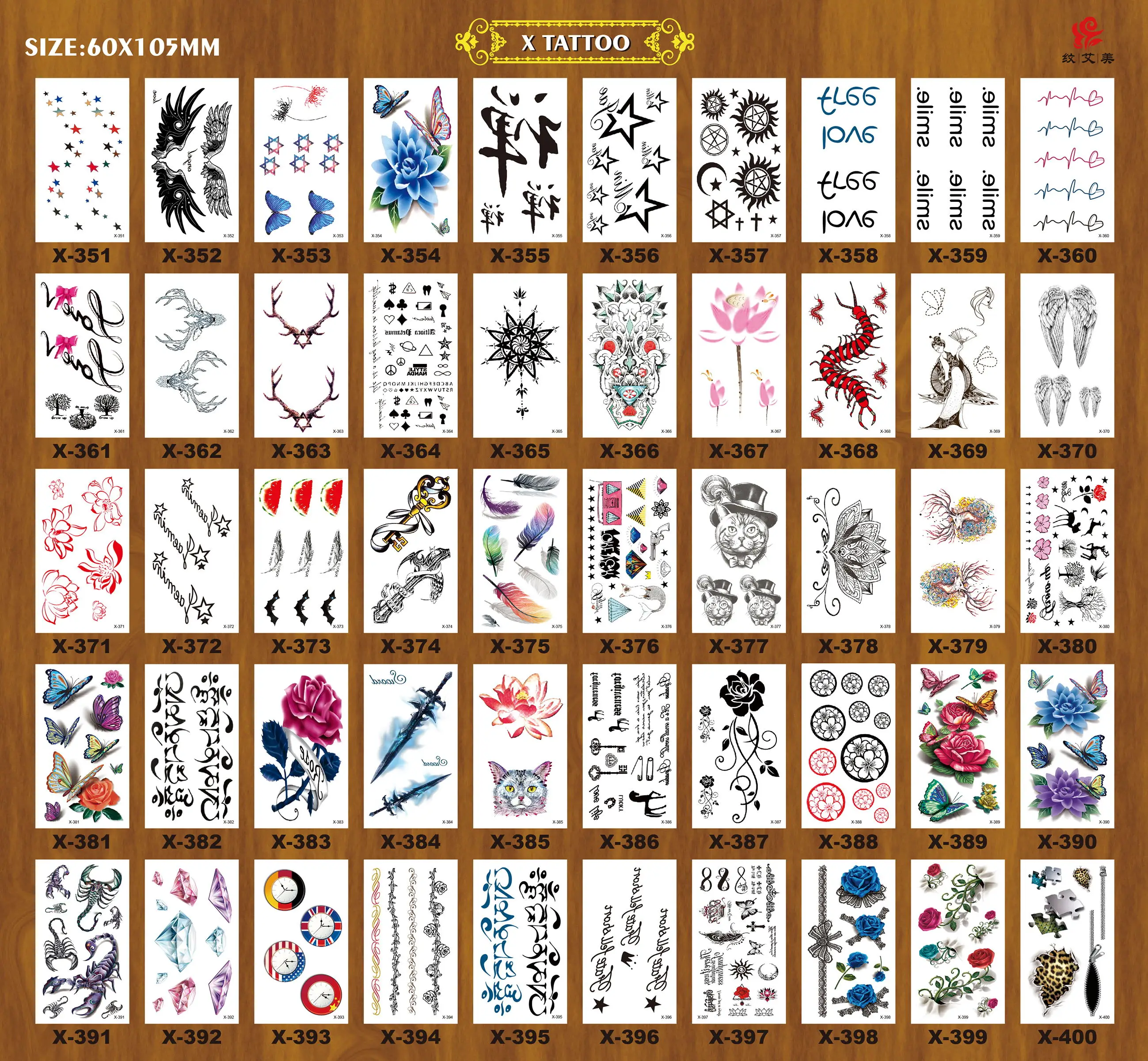 custom tattoos temporary keep 7 days cute body sticker waterproof temporary tattoo stickers