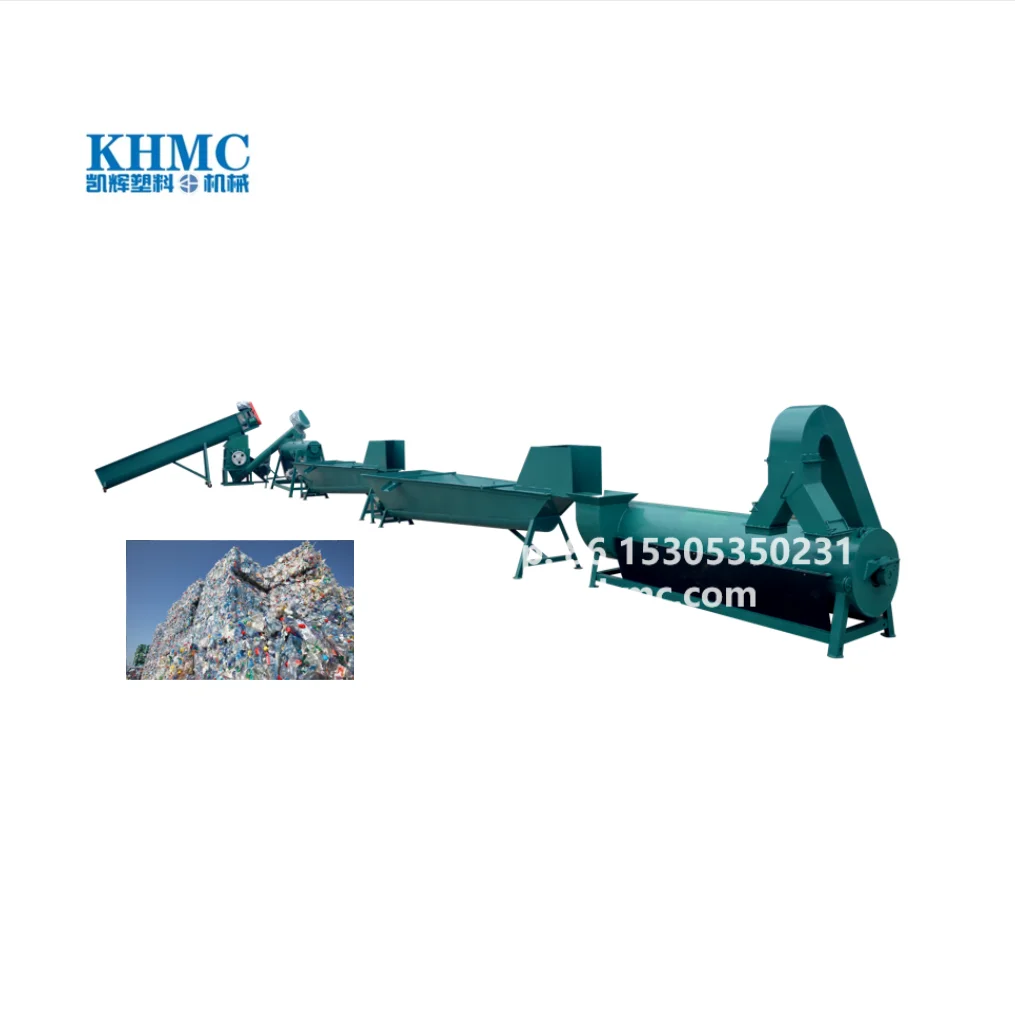 PET flakes making Line PET bottle plastic recycling washing machine