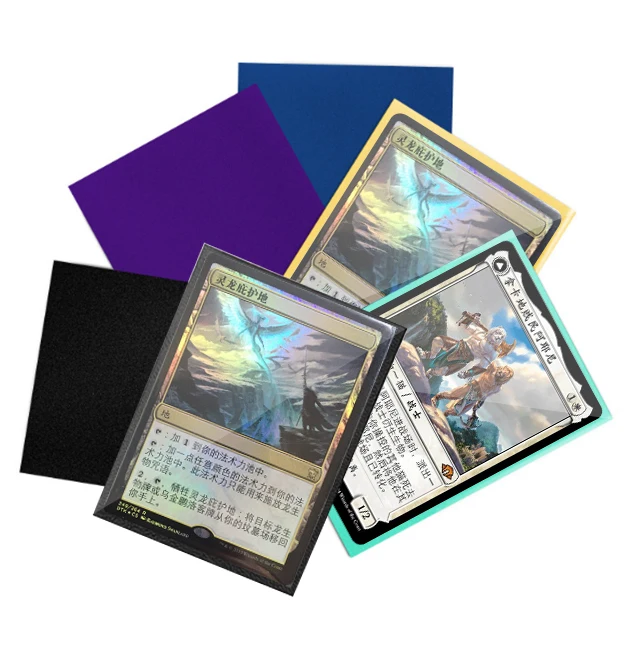 Wholesalers Matte Deck Protector Card Sleeves  Custom Mtg Yugioh Tcg Kmc Trading Gaming For Board Cards Protectors