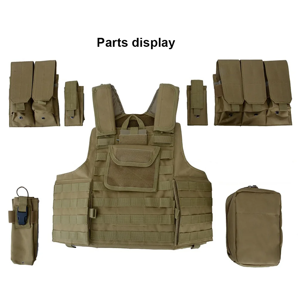 Outdoor tactical back  camouflage multifunctional  tactical vest camouflage vest field cs tactical vest