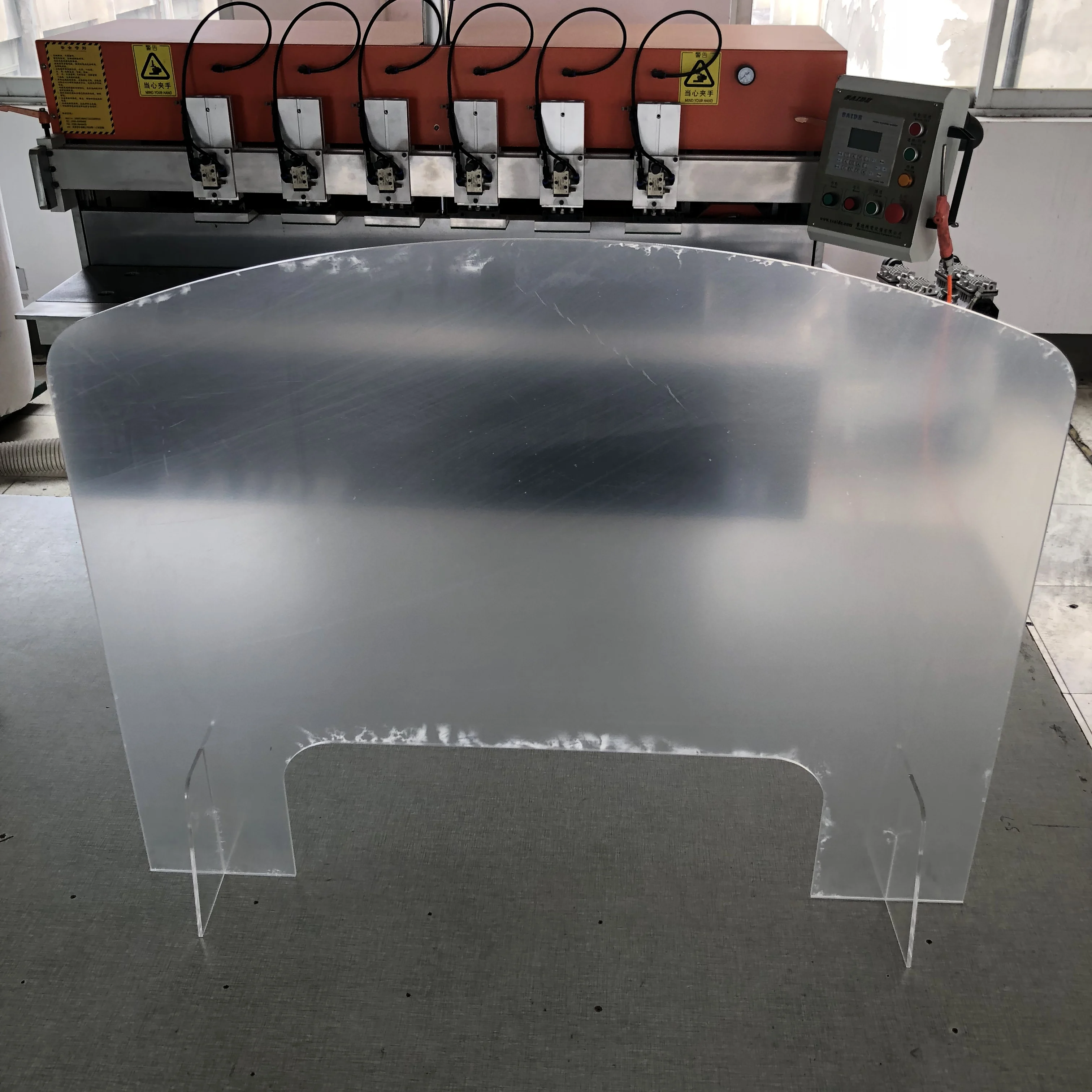 
new plastic protection acrylic plexiglass separator sneeze guard for taxi car driver passenger 