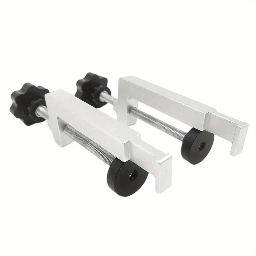 Table Clamp Universal Fence / T-Slot / Table Saw Guide Rail Clamps -  Fixed Clamp for Workbench Hardware and Woodworking Tools