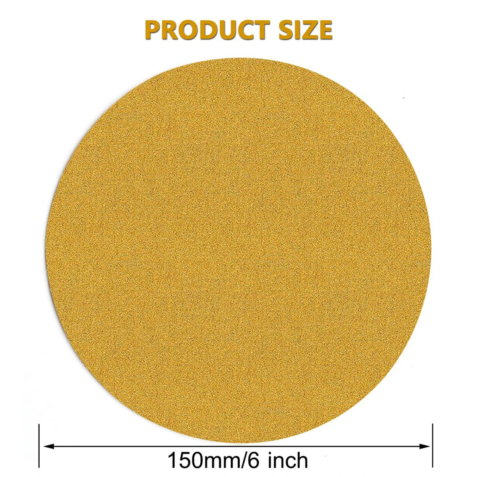 6 Inch NO Holes Dry Wet Sandpaper Roll Sheets Waterproof Water Orbital Abrasive Sand Paper Sanding Discs For Car Wood Polish