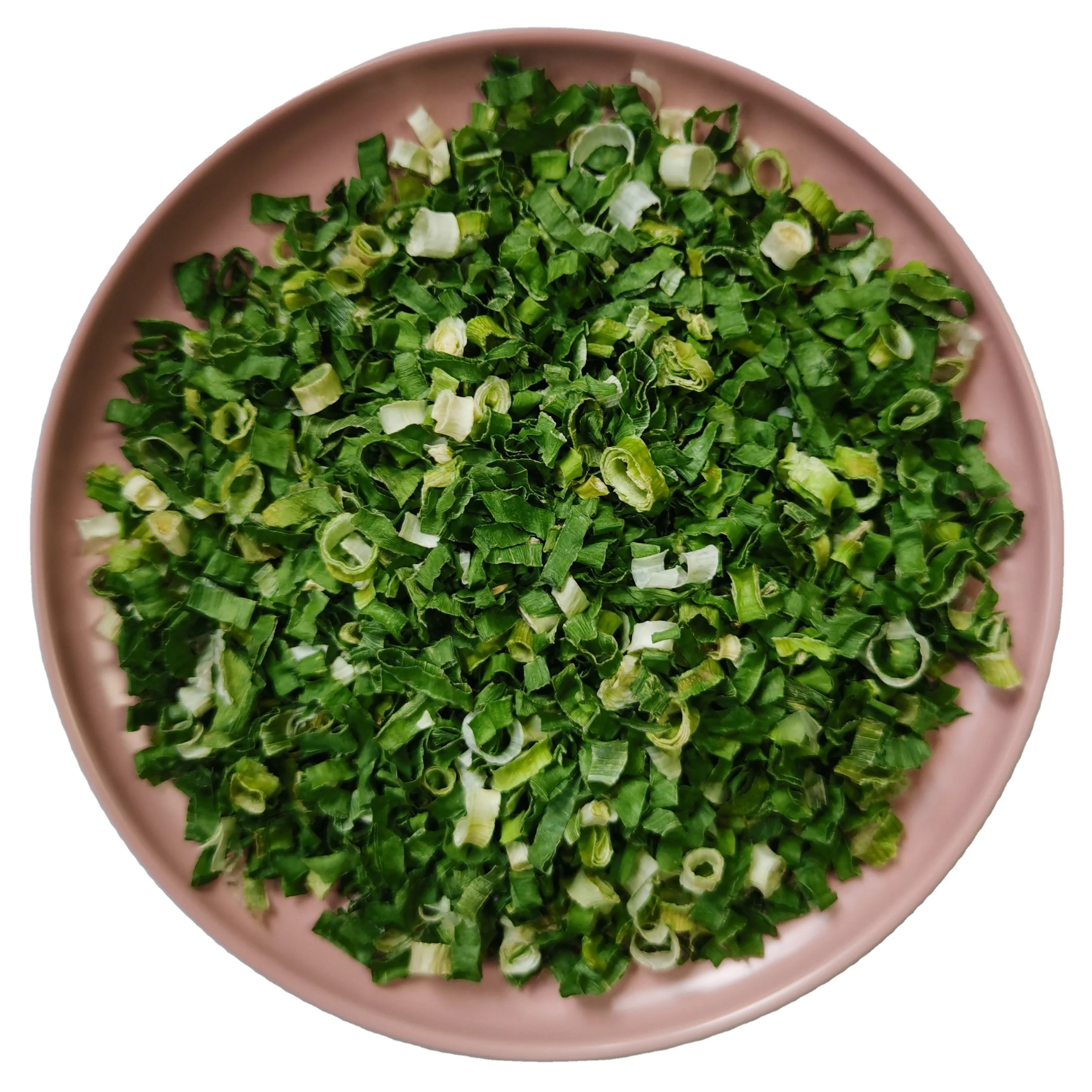 
certified factory supply high quality new crop dehydrated AD dried spring onion rolls 