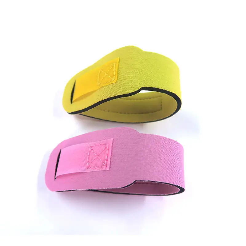 Custom Neoprene Triathlon RFID Timing Chip Ankle Strap With Logo in Different  Design