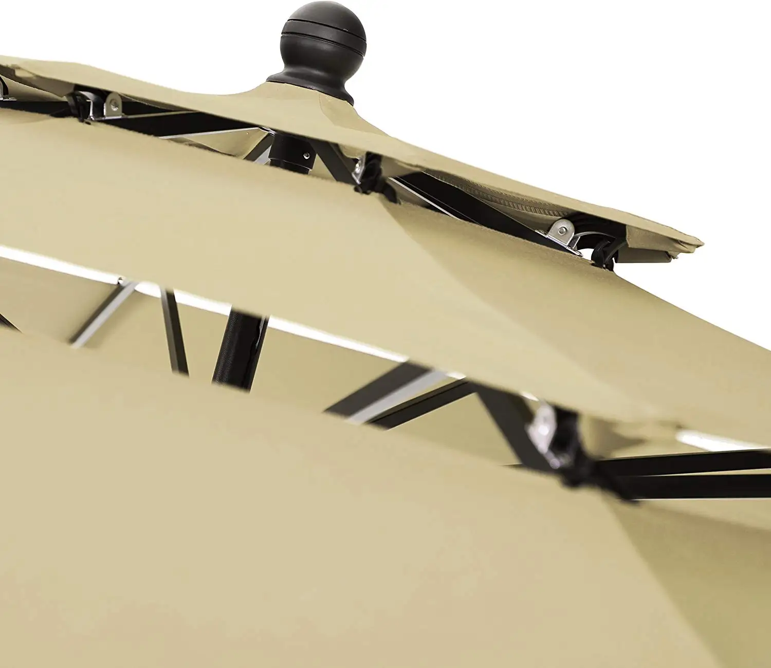 Outdoor Cafe Umbrella Custom Logo Fold Sun Shade Garden Market Golf Parasol Beach Patio Base Umbrellas For Restaurant