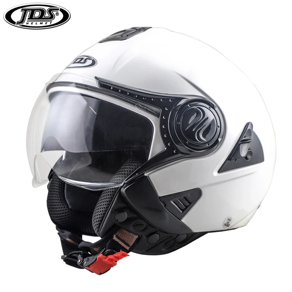 JDS Motorcycle Helmet Moto Vintage Motorbike Scooter Chopper Moto Helmet Retro Crash Helmets Motorcycles Bike Pilot Jet Helmet